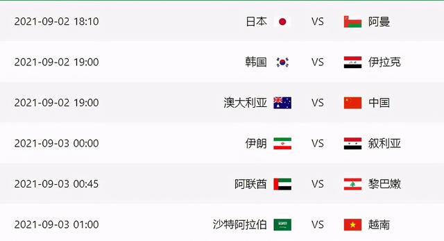 中国对叙利亚比赛时间（12强赛首轮开球时间出炉）(4)