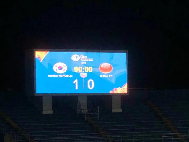 张玉宁 亚洲杯 受伤（中国国奥0比1输给韩国国奥）