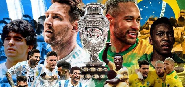 巴西队vs阿根廷队比赛（美洲杯阿根廷1-0巴西夺冠梅西圆梦）(1)
