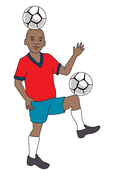 尼日利亚足球明星（尼日利亚足球明星奇农索·埃切打破了三项世界纪录）(2)