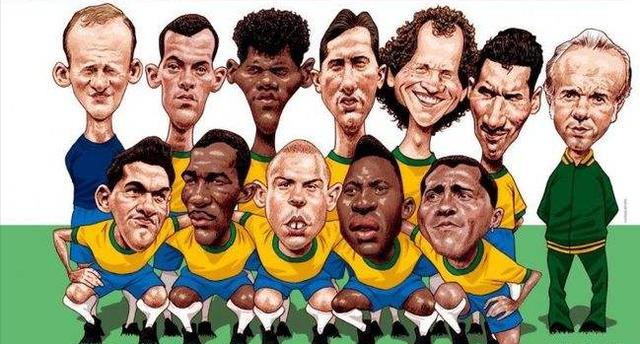 巴西足球历史最佳阵容（巴西足球历史上最佳11人阵容图片）(3)