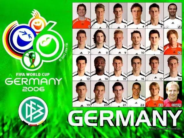 2006年德国世界杯阵容（德国队历届世界杯成绩）(4)
