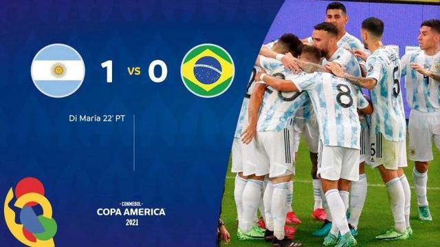 美洲杯阿根廷夺冠（美洲杯阿根廷1-0巴西夺冠梅西圆梦）(3)