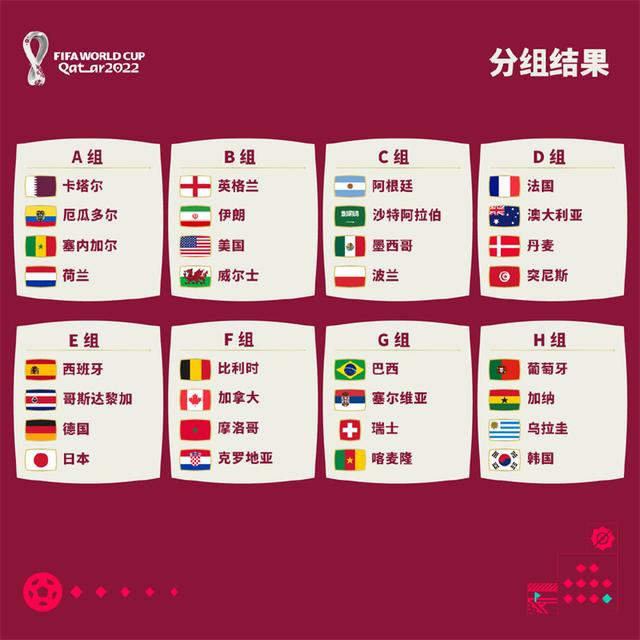 2022年男足世界杯（2022世界杯32强全部出炉）(2)