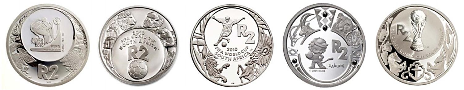 历年足球世界杯举办国（历届主办国的足球纪念币）(12)