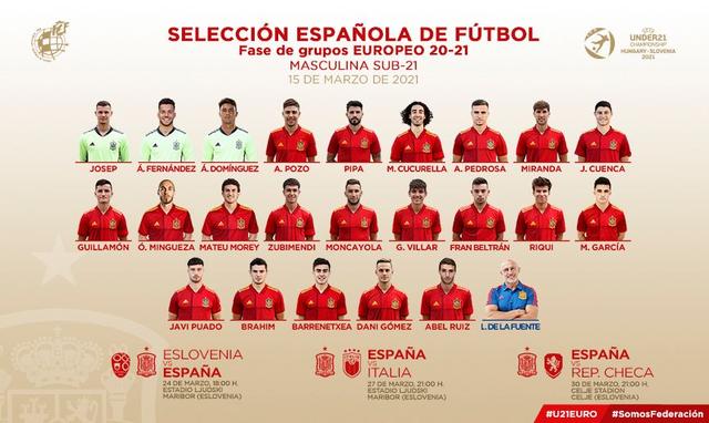 2022世界杯西班牙大名单（西班牙国家队最新名单）(1)