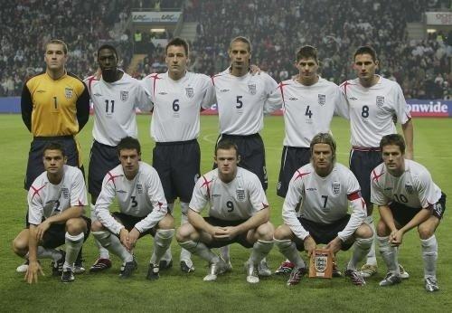 2006年英格兰国家队阵容（英格兰各届世界杯阵容）
