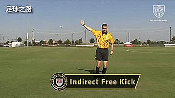 足球裁判员手势图解（足球场上常见的裁判手势和信号）(7)
