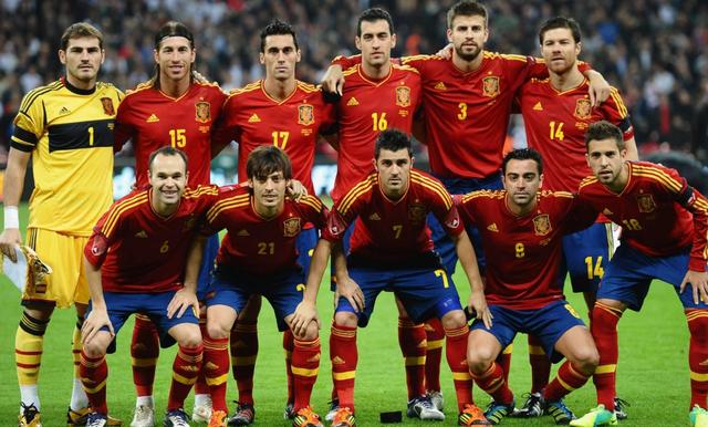 西班牙世界杯阵容（回顾12年西班牙冠军阵容）