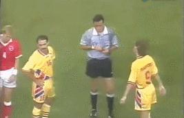 1994世界杯小组赛（1994年世界杯哥伦比亚对罗马尼亚）(16)