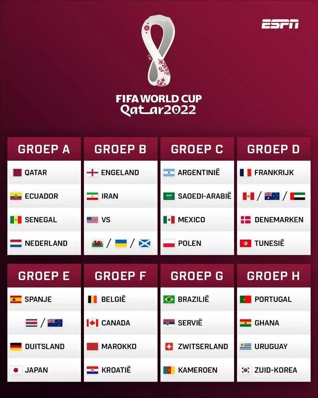 世界杯抽签结果你怎么看（2022年卡塔尔世界杯小组抽签结果）(4)