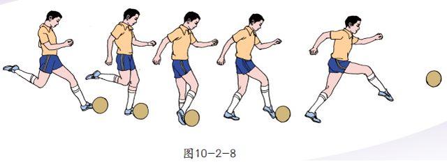 脚背正面踢球动作要领（直观简述六种踢足球技术动作方法）(1)