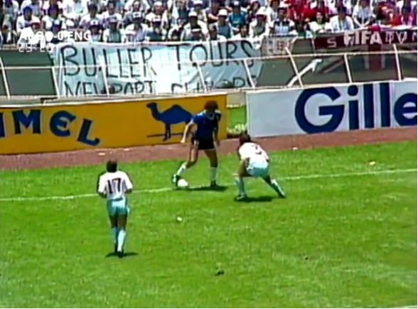 马拉多纳进球集锦（1986世界杯阿根廷对英格兰）(1)