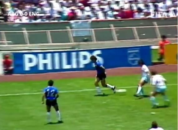 马拉多纳进球集锦（1986世界杯阿根廷对英格兰）(3)