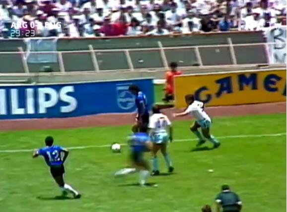 马拉多纳进球集锦（1986世界杯阿根廷对英格兰）(2)
