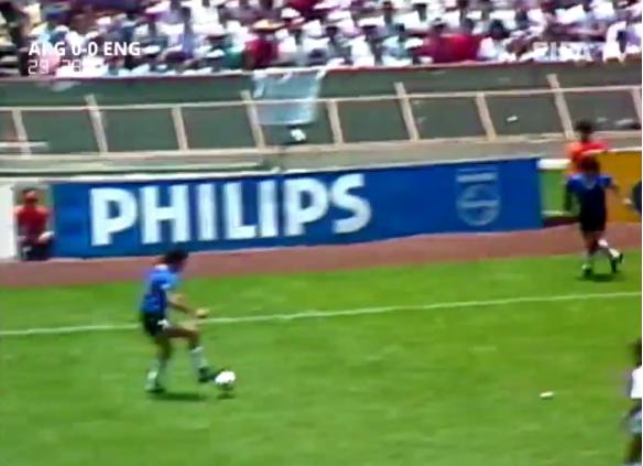 马拉多纳进球集锦（1986世界杯阿根廷对英格兰）(7)