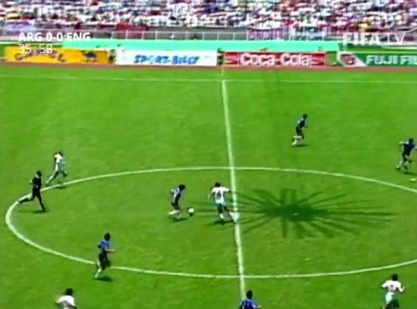 马拉多纳进球集锦（1986世界杯阿根廷对英格兰）(11)