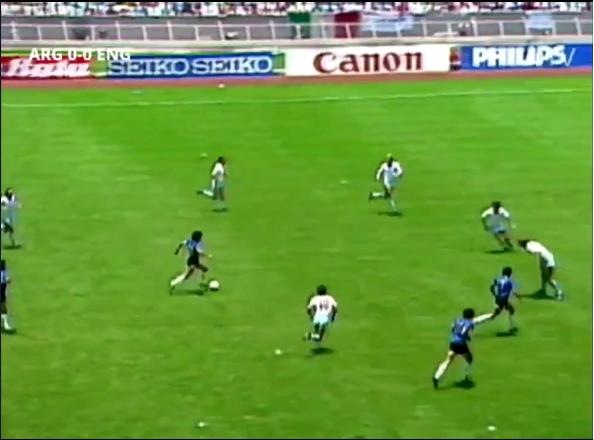 马拉多纳进球集锦（1986世界杯阿根廷对英格兰）(19)
