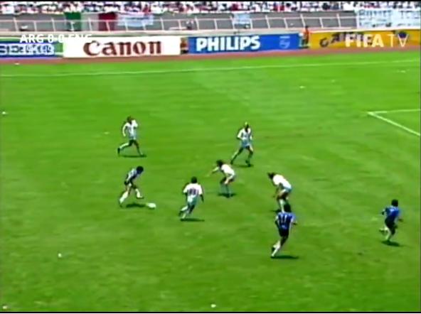 马拉多纳进球集锦（1986世界杯阿根廷对英格兰）(20)