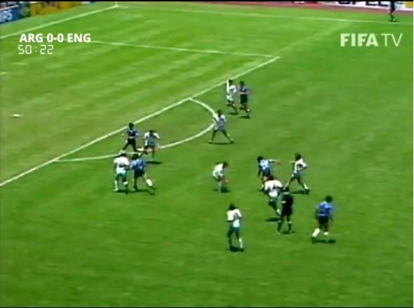 马拉多纳进球集锦（1986世界杯阿根廷对英格兰）(24)