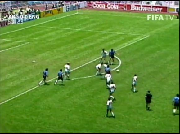 马拉多纳进球集锦（1986世界杯阿根廷对英格兰）(25)