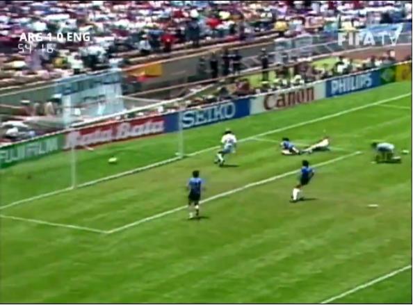 马拉多纳进球集锦（1986世界杯阿根廷对英格兰）(44)