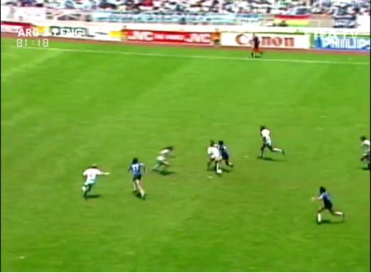 马拉多纳进球集锦（1986世界杯阿根廷对英格兰）(51)