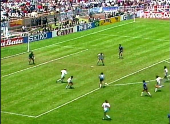 马拉多纳进球集锦（1986世界杯阿根廷对英格兰）(56)