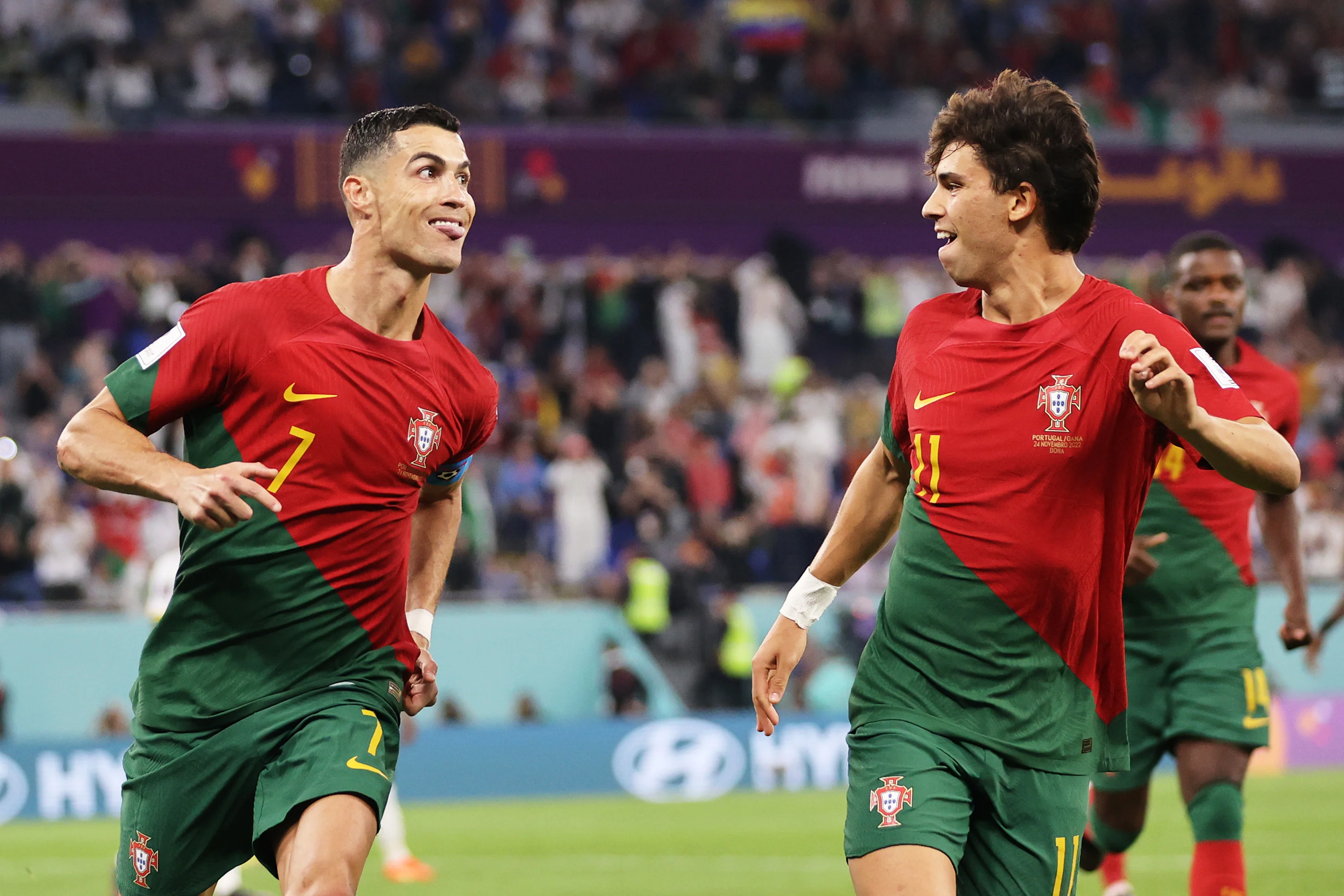 葡萄牙博得惊悚片，C罗缔造世界杯汗青 || 葡萄牙 3-2 加纳